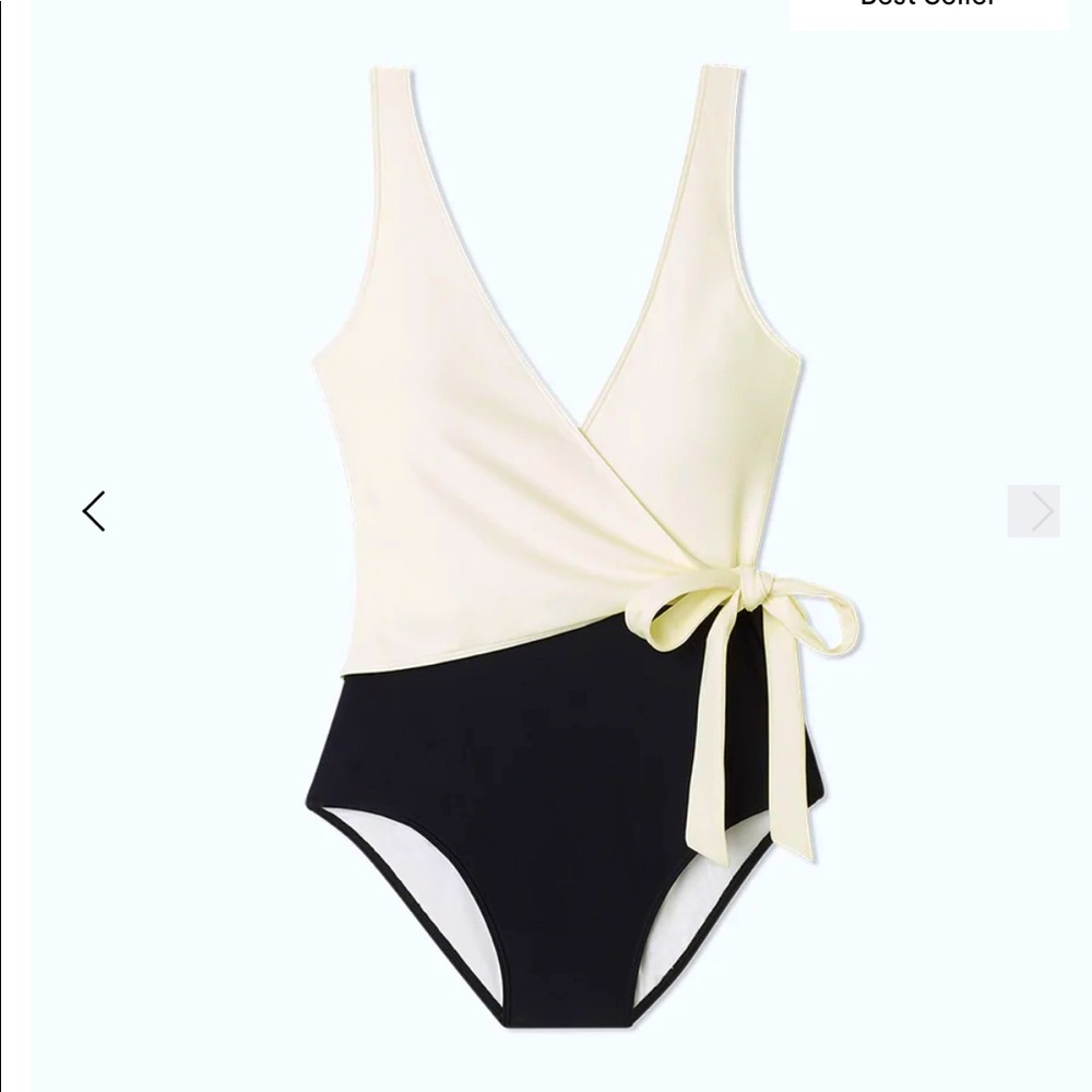 Summersalt wrap one-piece swimsuit